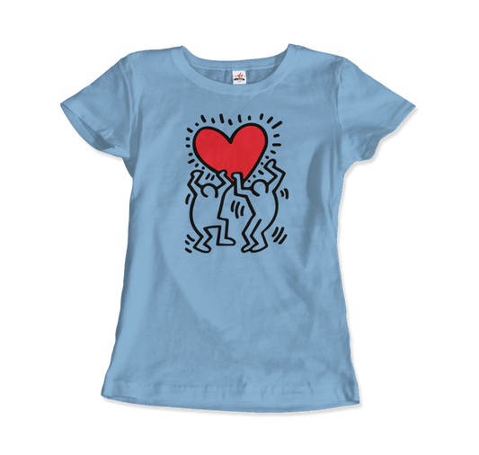 Men Holding Heart Icon, Street Art T-Shirt
